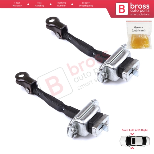 2 Pieces Front Door Stop Check Assy Limiter Strap for Toyota Camry MK6 V4 XV40 2006-2012 6861033070