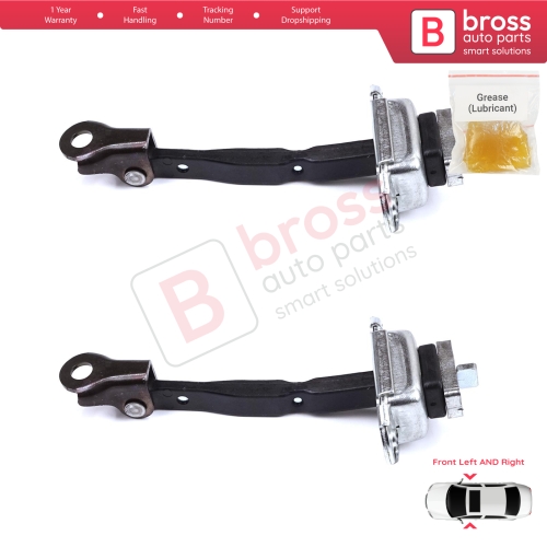 2 Pieces Front Door Stop Check Assy Limiter Strap for Toyota Camry MK6 V4 XV40 2006-2012 6861033070