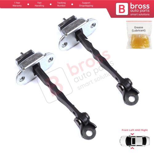 2 Pieces Front Door Stop Check Assy Limiter Strap for Toyota Camry MK7 V5 XV50 XV55 2011-2019 6861033091