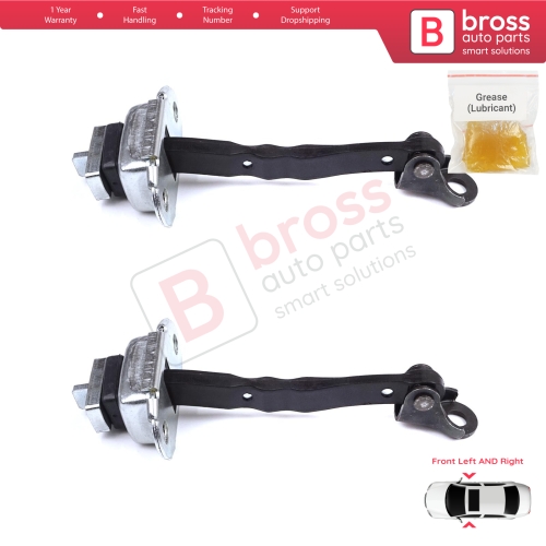 2 Pieces Front Door Stop Check Assy Limiter Strap for Toyota Camry MK7 V5 XV50 XV55 2011-2019 6861033091