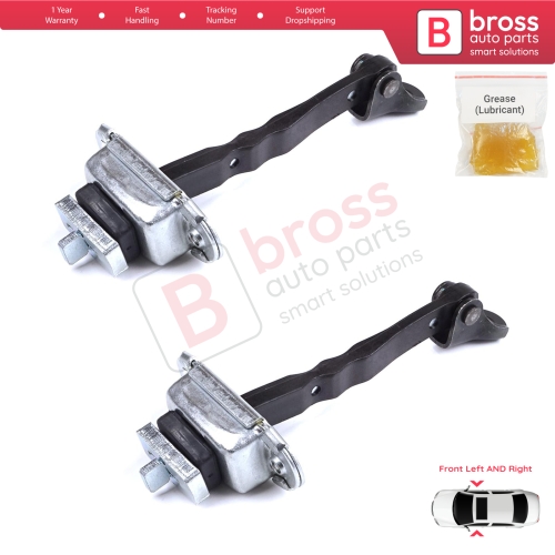 2 Pieces Front Door Stop Check Assy Limiter Strap for Toyota Camry MK7 V5 XV50 XV55 2011-2019 6861033091