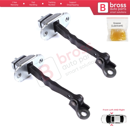 2 Pieces Front Door Stop Check Assy Limiter Strap for Toyota Camry MK7 V5 XV50 XV55 2011-2019 6861033091