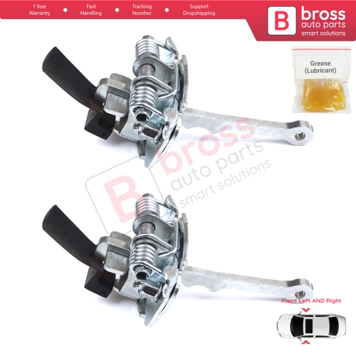 2 Pieces Door Stop Check Assy Limiter Strap for VW Lupo MK1 6X1 6E1 1998-2005 Seat Arosa 6H1 1997-2004 6E0837249C
