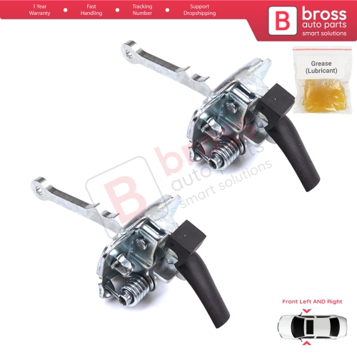 2 Pieces Door Stop Check Assy Limiter Strap for VW Lupo MK1 6X1 6E1 1998-2005 Seat Arosa 6H1 1997-2004 6E0837249C