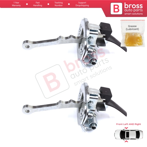 2 Pieces Door Stop Check Assy Limiter Strap for VW Lupo MK1 6X1 6E1 1998-2005 Seat Arosa 6H1 1997-2004 6E0837249C