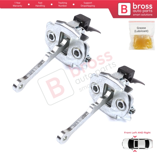 2 Pieces Door Stop Check Assy Limiter Strap for VW Lupo MK1 6X1 6E1 1998-2005 Seat Arosa 6H1 1997-2004 6E0837249C