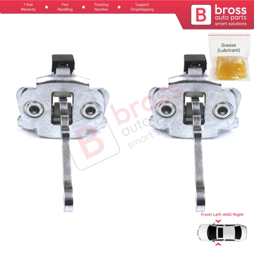 2 Pieces Door Stop Check Assy Limiter Strap for VW Lupo MK1 6X1 6E1 1998-2005 Seat Arosa 6H1 1997-2004 6E0837249C