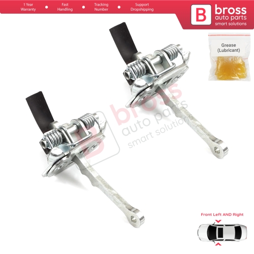 2 Pieces Door Stop Check Assy Limiter Strap for VW Lupo MK1 6X1 6E1 1998-2005 Seat Arosa 6H1 1997-2004 6E0837249C