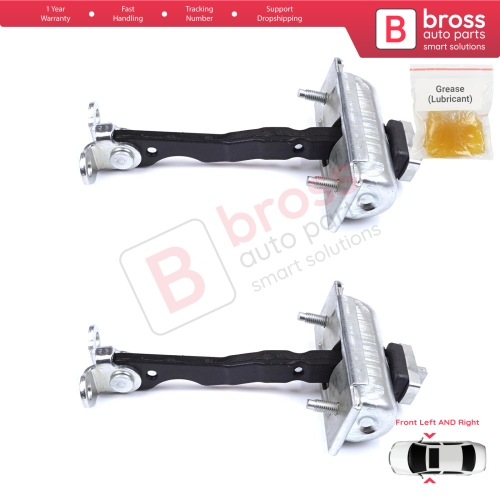 2 Pieces Door Stop Check Assy Limiter Strap for Ford Cargo Truck Series 2012-2021 CC46E23500AC