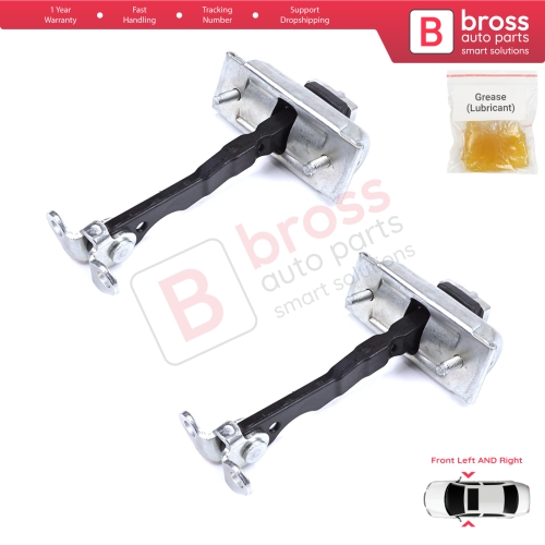 2 Pieces Door Stop Check Assy Limiter Strap for Ford Cargo Truck Series 2012-2021 CC46E23500AC