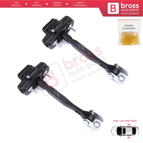2 Pieces Rear Door Stop Check Assy Limiter Strap for Fiat Egea Tipo 356 357 2015-On 51983608