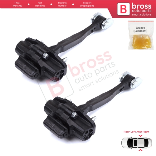 2 Pieces Rear Door Stop Check Assy Limiter Strap for Fiat Egea Tipo 356 357 2015-On 51983608
