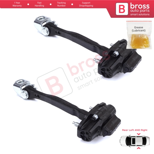 2 Pieces Rear Door Stop Check Assy Limiter Strap for Fiat Egea Tipo 356 357 2015-On 51983608