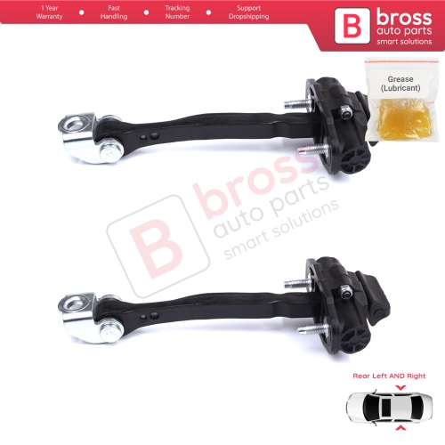 2 Pieces Rear Door Stop Check Assy Limiter Strap for Fiat Egea Tipo 356 357 2015-On 51983608