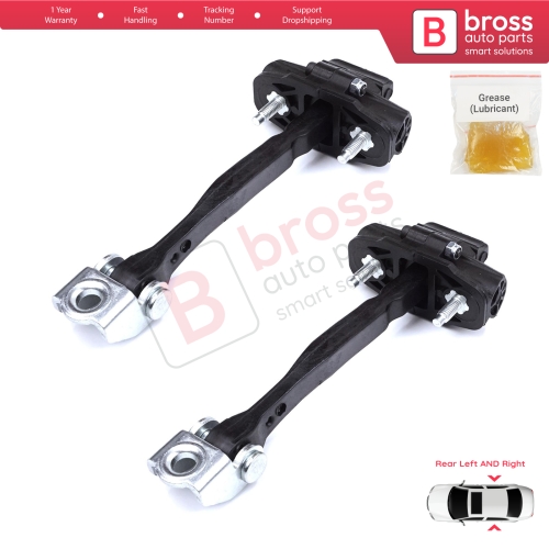 2 Pieces Rear Door Stop Check Assy Limiter Strap for Fiat Egea Tipo 356 357 2015-On 51983608
