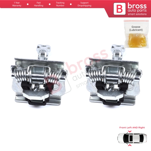 2 Pieces Front Door Stop Check Assy Limiter Strap for Peugeot 607 9D 9U 1999-2010 9181F4