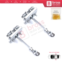 2 Pieces Rear Door Stop Check Assy Limiter Strap for Peugeot 607 9D 9U 1999-2010 9181F5