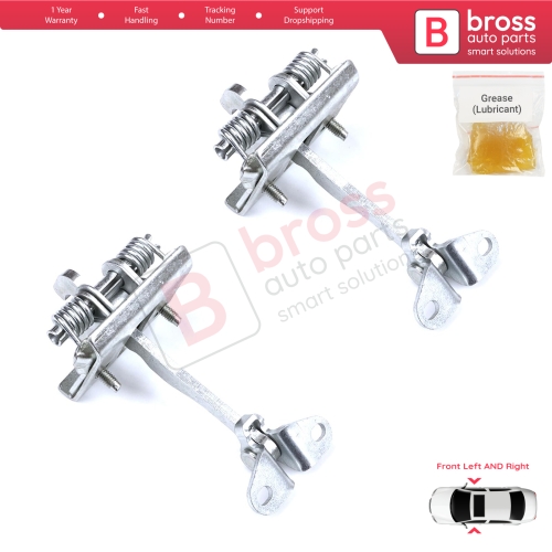 2 Pieces Front Door Stop Check Assy Limiter Strap for Citroen C8 MK2 Peugeot 807 Fiat Ulysse Lancia Phedra 179 9181G9