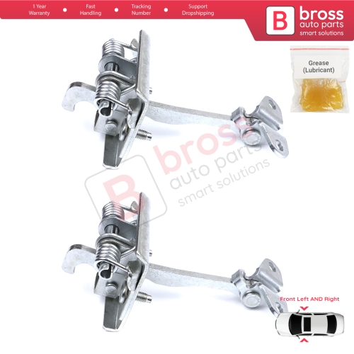 2 Pieces Front Door Stop Check Assy Limiter Strap for Citroen C8 MK2 Peugeot 807 Fiat Ulysse Lancia Phedra 179 9181G9