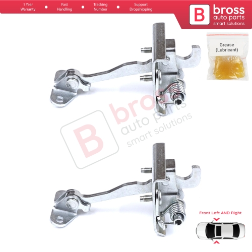 2 Pieces Front Door Stop Check Assy Limiter Strap for Citroen C8 MK2 Peugeot 807 Fiat Ulysse Lancia Phedra 179 9181G9