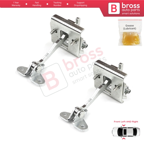 2 Pieces Front Door Stop Check Assy Limiter Strap for Citroen C8 MK2 Peugeot 807 Fiat Ulysse Lancia Phedra 179 9181G9