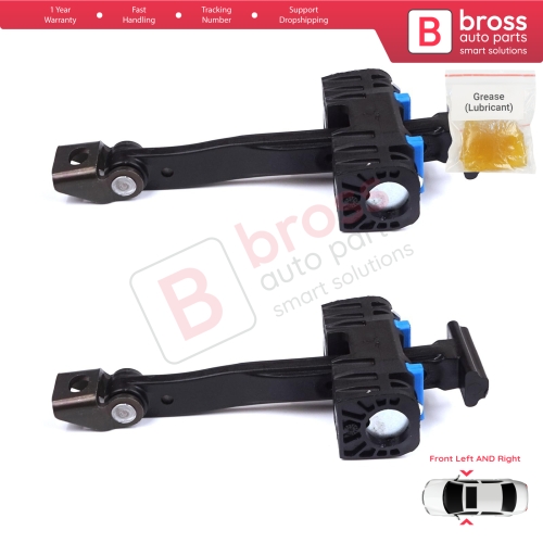2 Pieces Front Door Stop Check Assy Limiter Strap for BMW 3 Series F30 F31 F35 F80 M3 LCI 2012-2019 51217446717