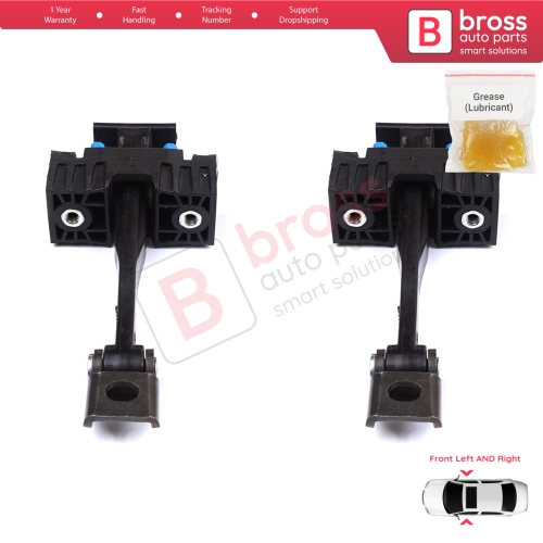 2 Pieces Front Door Stop Check Assy Limiter Strap for BMW 3 Series F30 F31 F35 F80 M3 LCI 2012-2019 51217446717