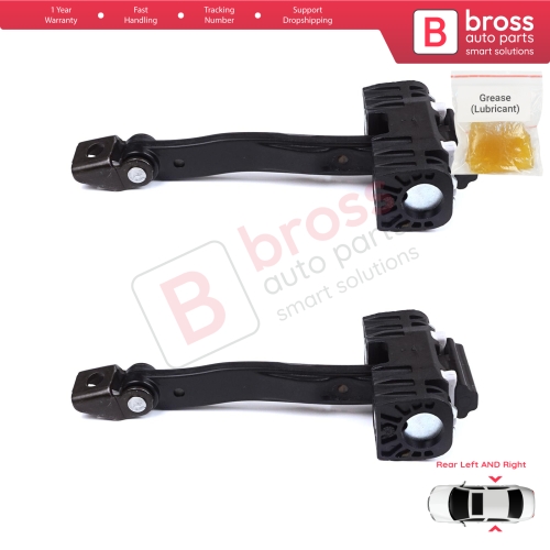 2 Pieces Rear Door Stop Check Assy Limiter Strap for BMW 3 Series F30 F31 F35 F80 M3 LCI 2012-2019 51227446729