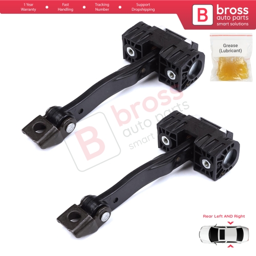 2 Pieces Rear Door Stop Check Assy Limiter Strap for BMW 3 Series F30 F31 F35 F80 M3 LCI 2012-2019 51227446729