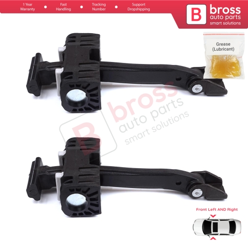 2 Pieces Front Door Stop Check Assy Limiter Strap for BMW 1 Series F20 F20N 2011–2019 5-Door 51217446715