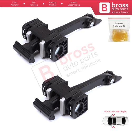 2 Pieces Front Door Stop Check Assy Limiter Strap for BMW 1 Series F20 F20N 2011–2019 5-Door 51217446715