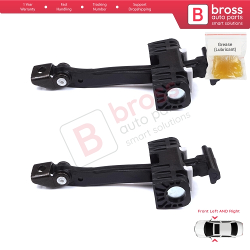 2 Pieces Front Door Stop Check Assy Limiter Strap for BMW 1 Series F20 F20N 2011–2019 5-Door 51217446715