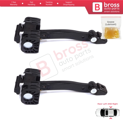 2 Pieces Rear Door Stop Check Assy Limiter Strap for BMW 1 Series F20 F20N 2011–2019 5-Door 51227446727