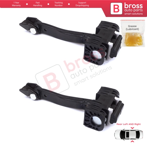 2 Pieces Rear Door Stop Check Assy Limiter Strap for BMW 1 Series F20 F20N 2011–2019 5-Door 51227446727