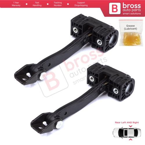 2 Pieces Rear Door Stop Check Assy Limiter Strap for BMW 1 Series F20 F20N 2011–2019 5-Door 51227446727