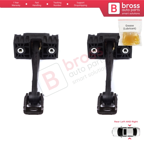 2 Pieces Rear Door Stop Check Assy Limiter Strap for BMW 1 Series F20 F20N 2011–2019 5-Door 51227446727