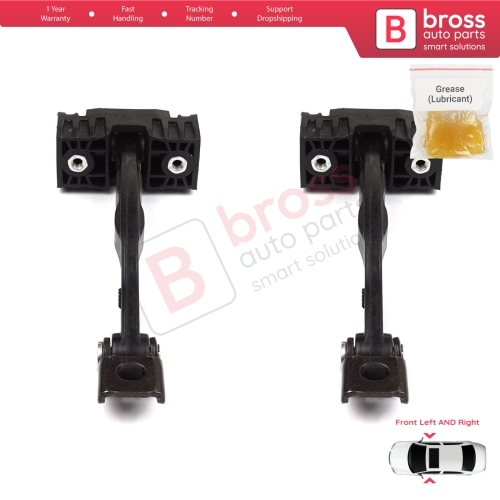2 Pieces Front Door Stop Check Assy Limiter Strap for BMW 5 Series F10 F11 F18 LCI 2009-2017 51217182005  