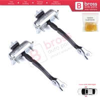 2 Pieces Front Door Stop Check Assy Limiter Strap for BMW X3 F25 2010-2017 X4 F26 2013-2018 51217205572 