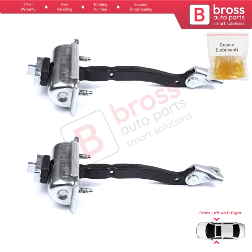 2 Pieces Front Door Stop Check Assy Limiter Strap for BMW X3 F25 2010-2017 X4 F26 2013-2018 51217205572 