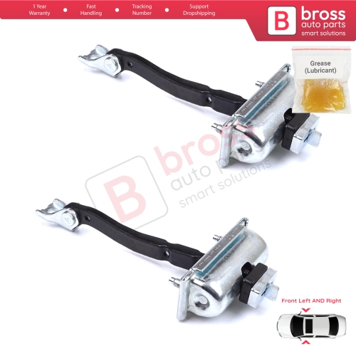 2 Pieces Front Door Stop Check Assy Limiter Strap for BMW X3 F25 2010-2017 X4 F26 2013-2018 51217205572 