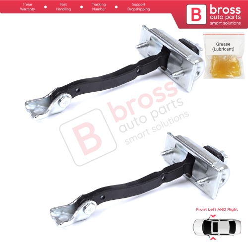 2 Pieces Front Door Stop Check Assy Limiter Strap for BMW X3 F25 2010-2017 X4 F26 2013-2018 51217205572 