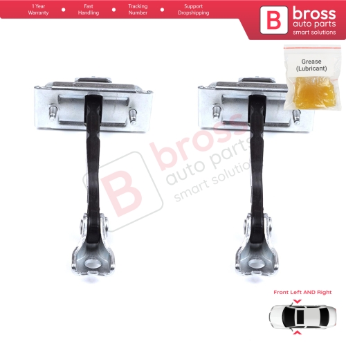 2 Pieces Front Door Stop Check Assy Limiter Strap for BMW X3 F25 2010-2017 X4 F26 2013-2018 51217205572 