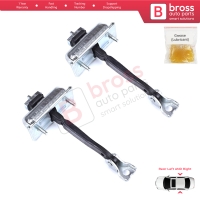 2 Pieces Rear Door Stop Check Assy Limiter Strap for BMW X3 F25 2010-2017 X4 F26 2013-2018 51227205613