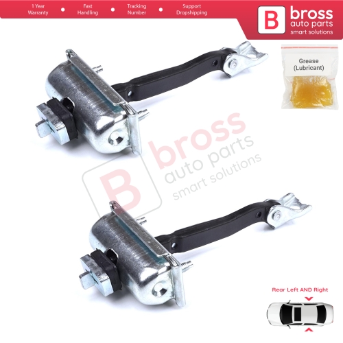 2 Pieces Rear Door Stop Check Assy Limiter Strap for BMW X3 F25 2010-2017 X4 F26 2013-2018 51227205613