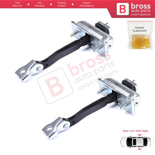 2 Pieces Rear Door Stop Check Assy Limiter Strap for BMW X3 F25 2010-2017 X4 F26 2013-2018 51227205613