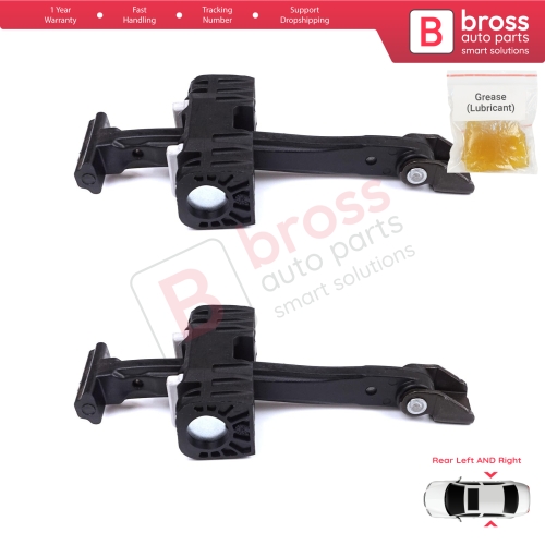 2 Pieces Rear Door Stop Check Assy Limiter Strap for BMW X1 E84 2009-2015 51222990642