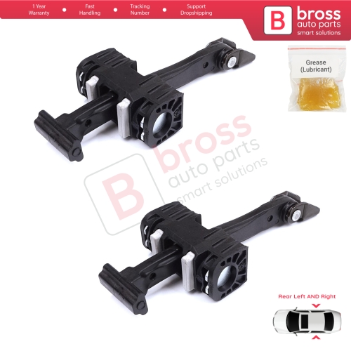2 Pieces Rear Door Stop Check Assy Limiter Strap for BMW X1 E84 2009-2015 51222990642