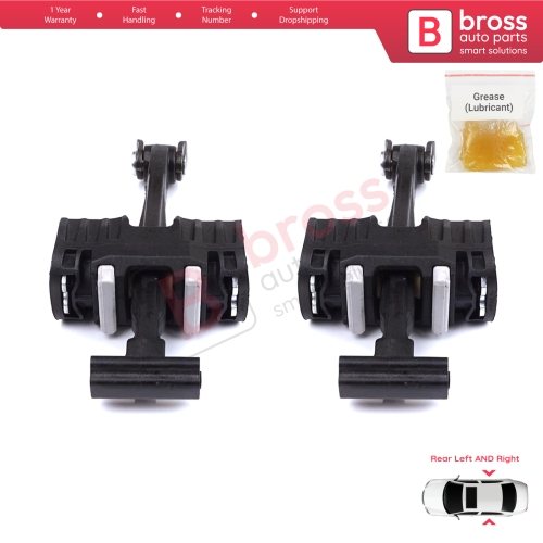 2 Pieces Rear Door Stop Check Assy Limiter Strap for BMW X1 E84 2009-2015 51222990642
