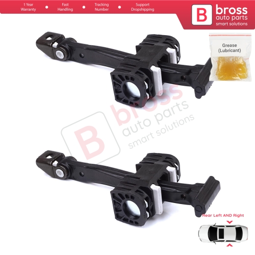 2 Pieces Rear Door Stop Check Assy Limiter Strap for BMW X1 E84 2009-2015 51222990642