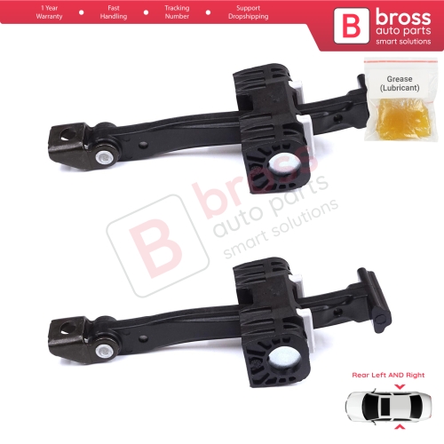 2 Pieces Rear Door Stop Check Assy Limiter Strap for BMW X1 E84 2009-2015 51222990642